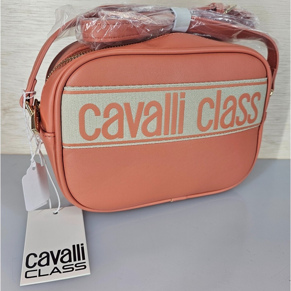 Cavalli Class Lucilla Camera Bag in Coral Haze Color NWT
